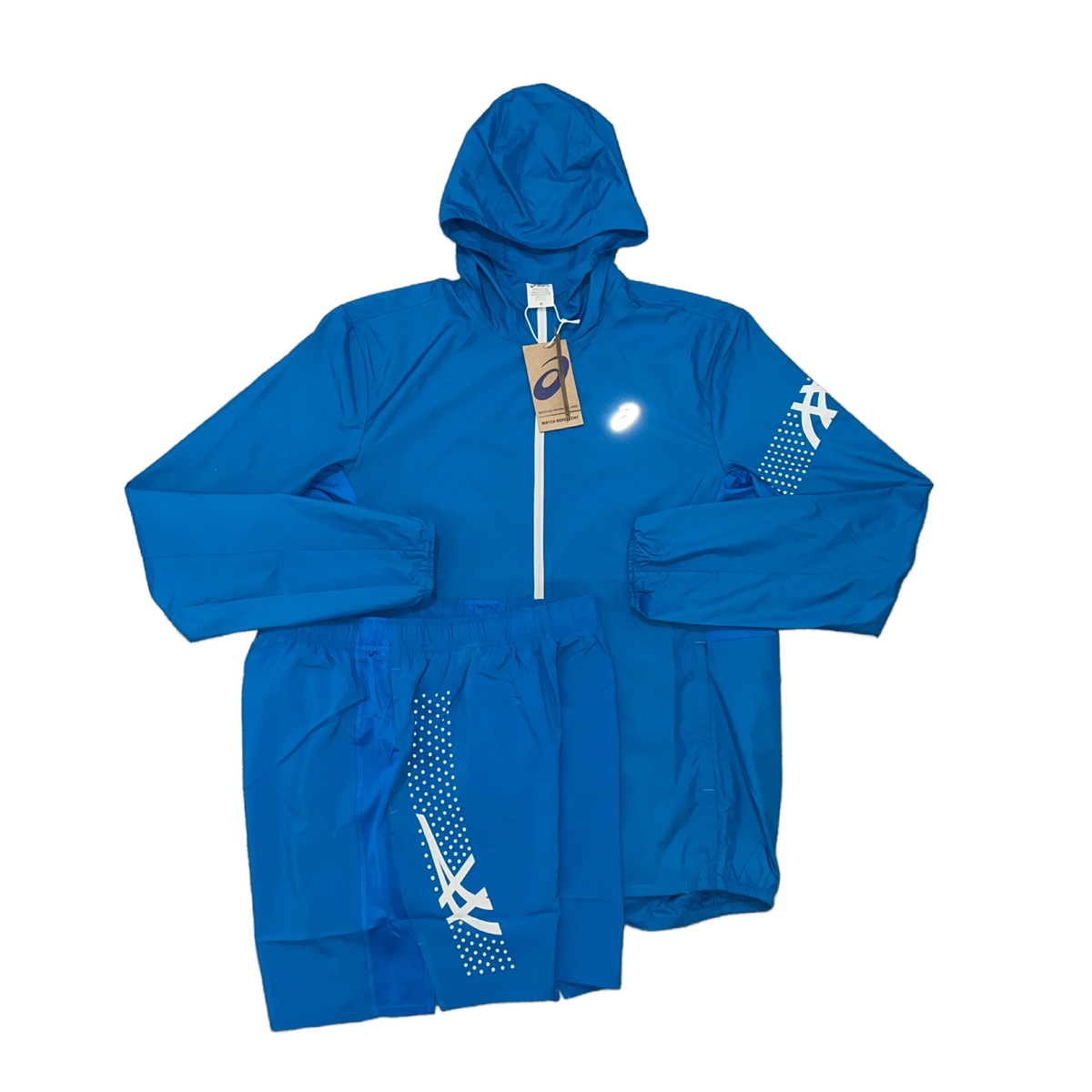 ASICS ICON JACKET SET - AEGEN BLUE